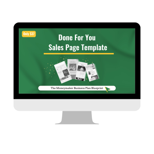 The Moneymaker Business Plan Blueprint Checkout